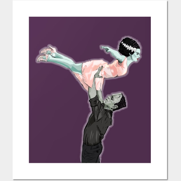 Dirty Dancing Frankenstein Wall Art by FanboyMuseum